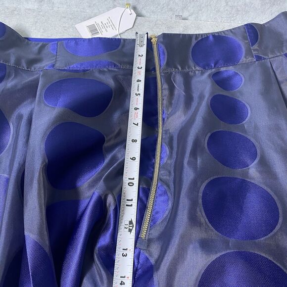 New Emily McCarthy Blue Celeste Crop Top XL Skirt XXL In Paco Two Piece Skirt - Picture 16 of 16